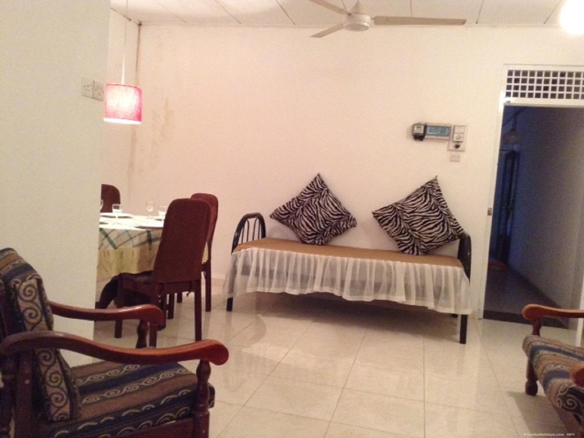 apartment 1BHK dining  & sitting area